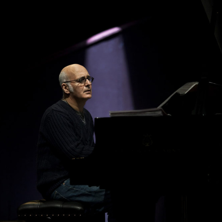 Ludovico Einaudi performing on tour